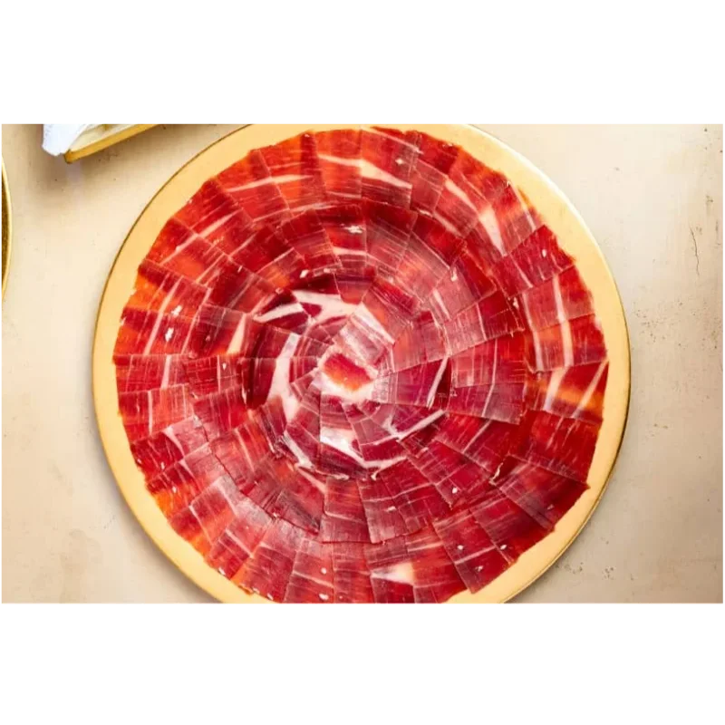 COVAP Iberian Bellota Ham 50% (120g) 4 Iberian Bellota Ham 50% displayed on plate