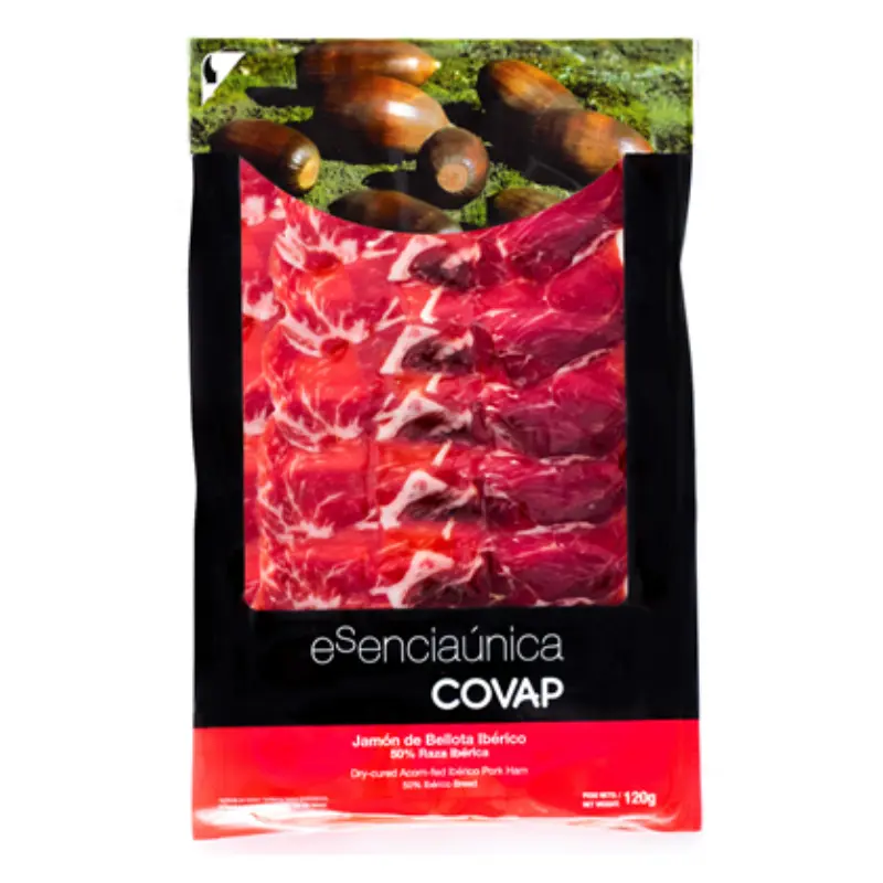 COVAP Iberian Bellota Ham 50% (120g) 1 Covap Iberian bellota ham. 50% breed. 120 grams