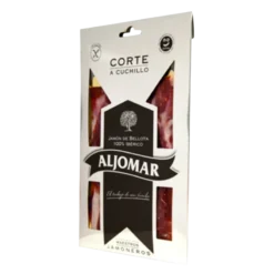 Aljomar Guijuelo iberian bellota ham in pack. 100 grams