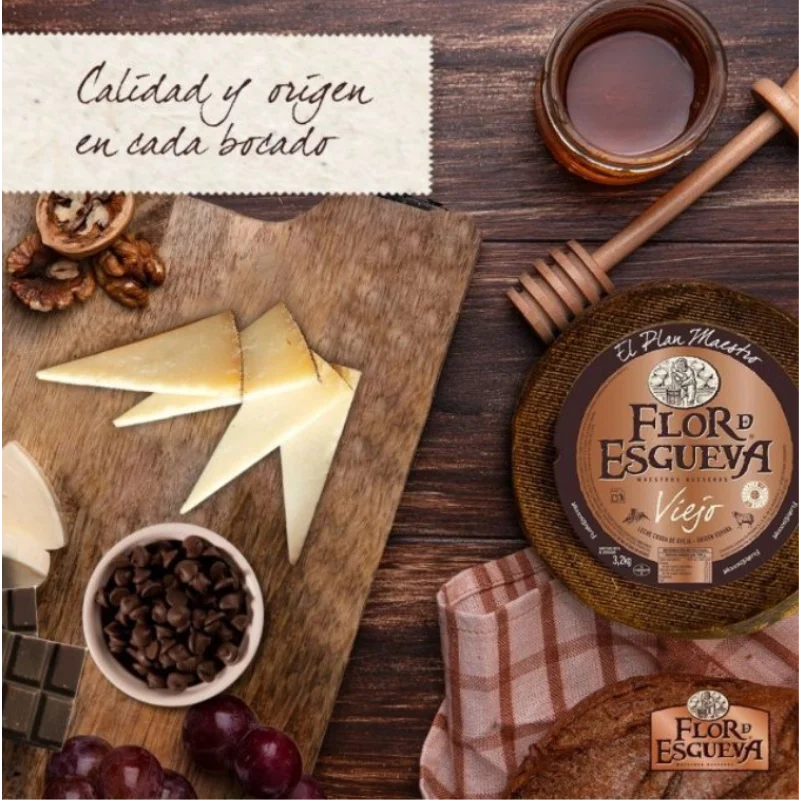 Spanish Cheese Wheels: Flor de Esgueva 2 Flor de Esgueva Mature Sheep's Cheese wedges