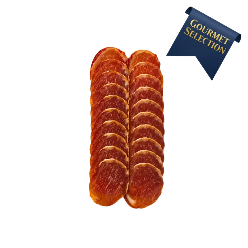 Joselito Acorn Fed Iberian Loin (Various) 4 Joselito Acorn Fed Iberian Loin sliced