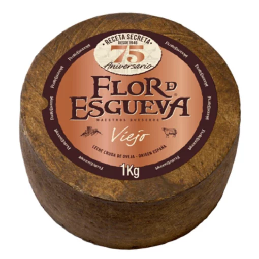 Flor de esgueva Spanish aged sheep milk cheese one kg, Quality Spanish cheeses