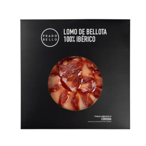 iberian pork tenderloin bellota vacuum packed 80 grams