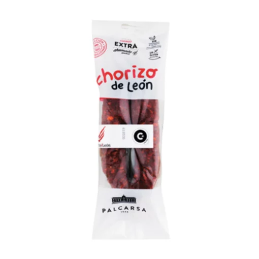 Whole leon chorizo in packet. 325 grams