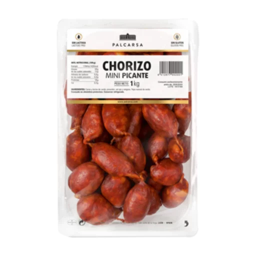 Palcarsa spicy mini fresh chorizos. One kilo in packaging