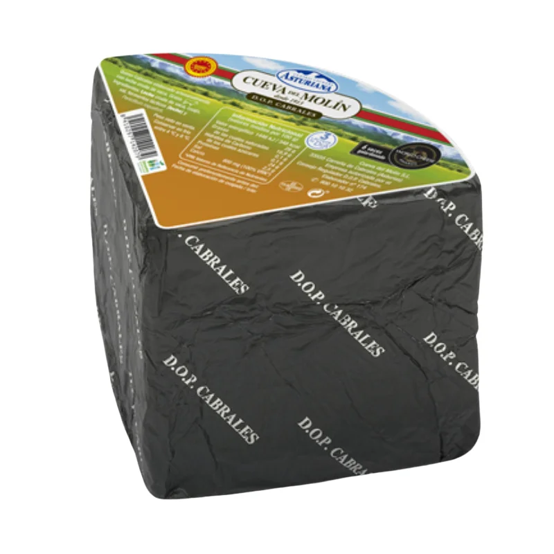 Asturiana Cabrales Cheese Wedge (650g) 1 Asturiana Cabrales Cheese Wedge 650g