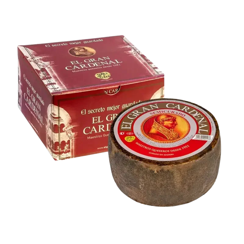 El Gran Cardenal Iberian Medium Aged Mini Wheel (900g) 1 El Gran Cardenal Medium Aged Mini Wheel Cheese (900g)