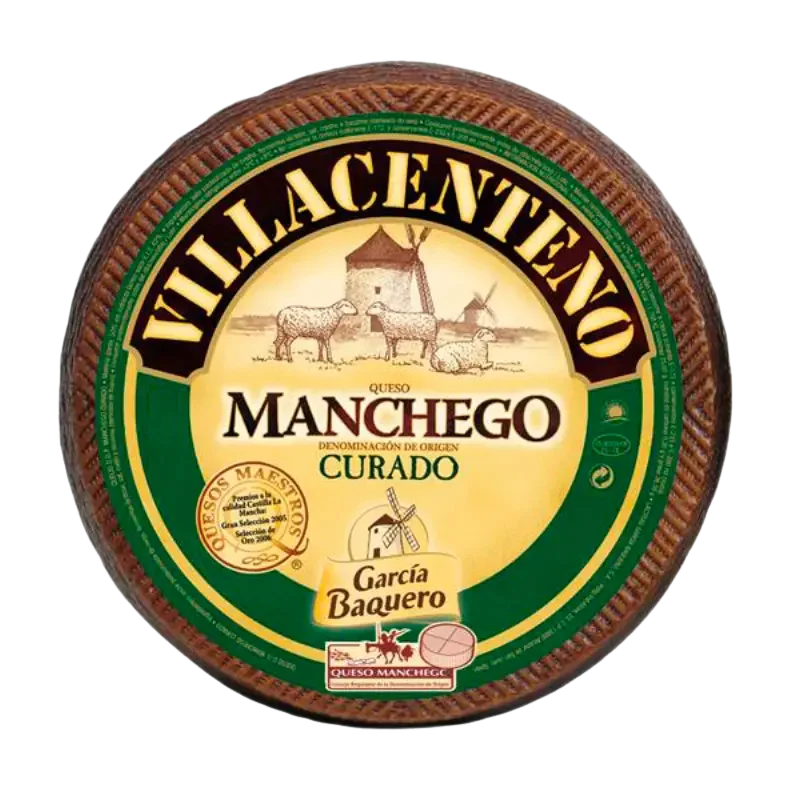 Villacenteno Aged Manchego Cheese Wheel (1Kg) 1 Villacenteno aged manchego cheese wheel - 1kg