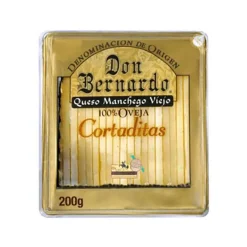 Don Bernardo Aged Manchego (Various) 4 don-bernardo-manchego-aged-sliced-wedges-200g