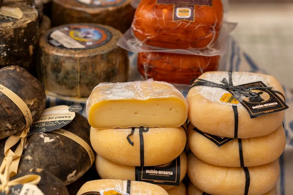 A wide range of spanish gourmet cheeses