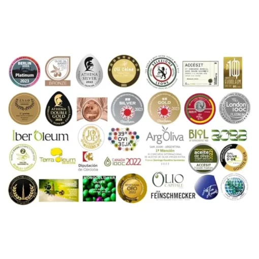 Venta de Barón extra virgin olive oil list of awards