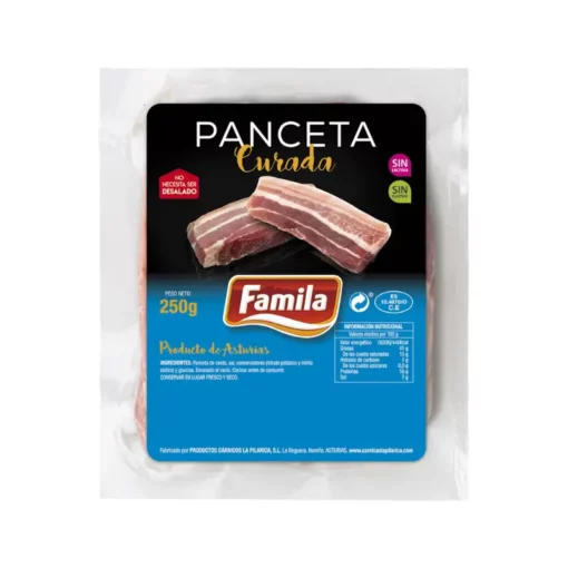 Famila Asturian cured panceta 251g