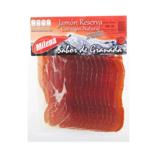 Naturally cured serrano ham reserva