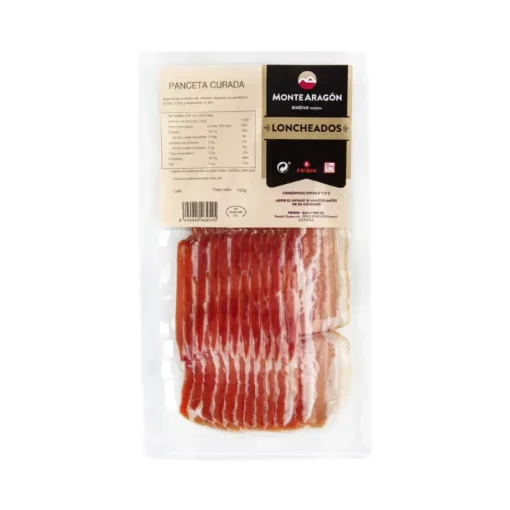 Monte Aragon sliced cured panceta 100g