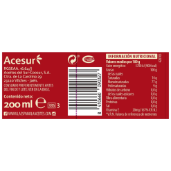 La Española Chilli Flavoured Olive Oil Spray (200ml) 3 La Española chilli flavoured olive oil spray 200ml back label