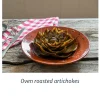 La tuledana over roasted artichokes