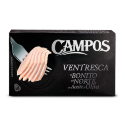 Campos Atlantic White Tuna Belly in Olive Oil 80g tin