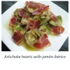 La Tuledana a rtichoke hearts with jamon iberico