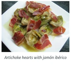 La Tudelana Tudela Artichoke Hearts (400g) 3 La Tuledana a rtichoke hearts with jamon iberico