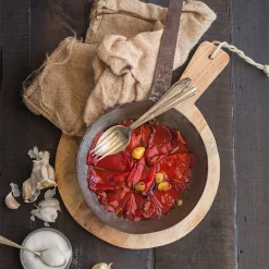 Whole pequillo peppers dish