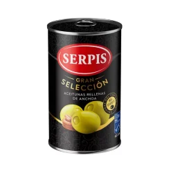 Serpis Finest Cantabrian Anchovy Olives 130g tin