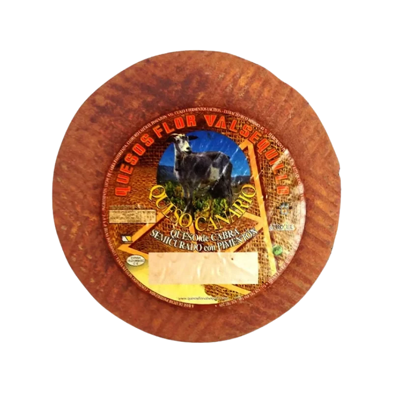 Flor Valsequillo Paprika Goat’s Cheese (1kg) 1 Paprika Goat's Cheese Wheel 1kg