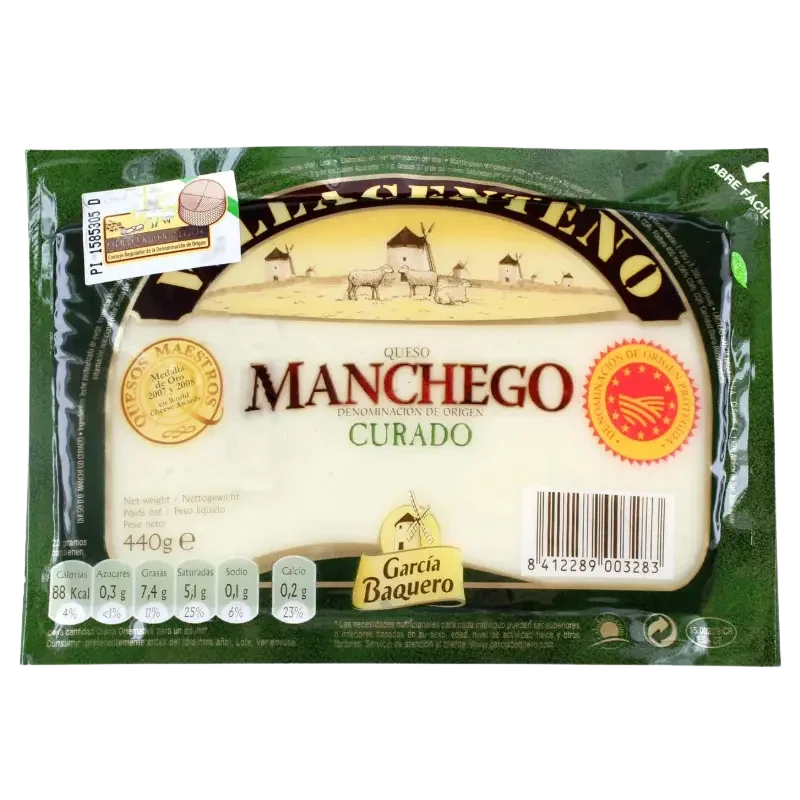 Villacenteno Aged Manchego Cheese Wedge (440g) 1 Villacenteno Aged Manchego cheese wedge 440g