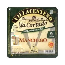 Villacenteno Aged Manchego Cheese Sliced Wedges