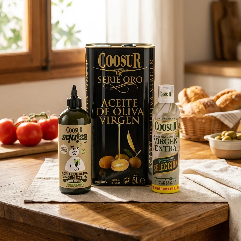 Coosur Olive Oil Bundle (5.9L) 1 Coosur Olive OIl Bundle On Table
